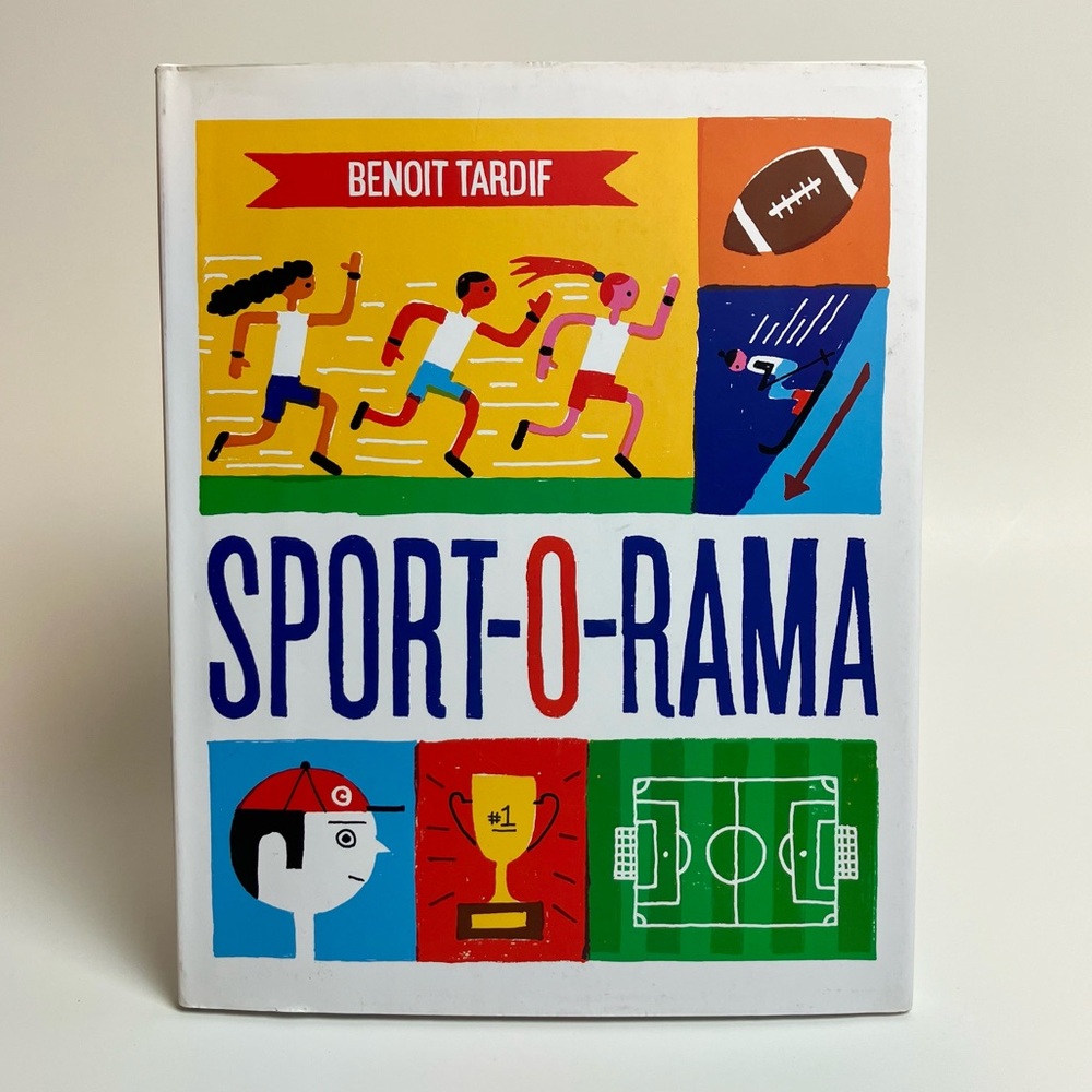 Sport-O-Rama Illustrated Book by Benoit Tardif Children's Book Basketball Hockey